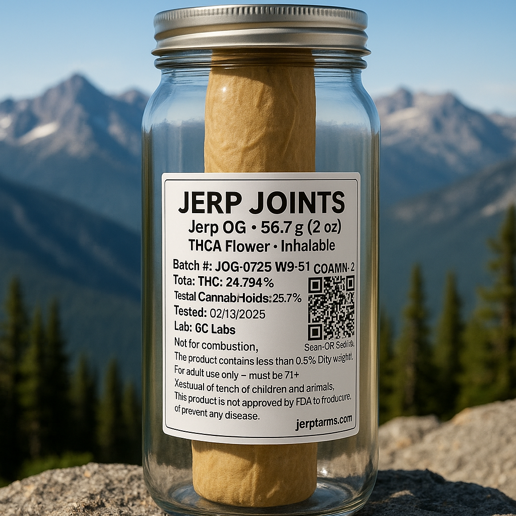 Big Jerp Joint Celebration – Jerp Joints in 2g, 1oz, 2oz, and Quarter Pound Sizes
