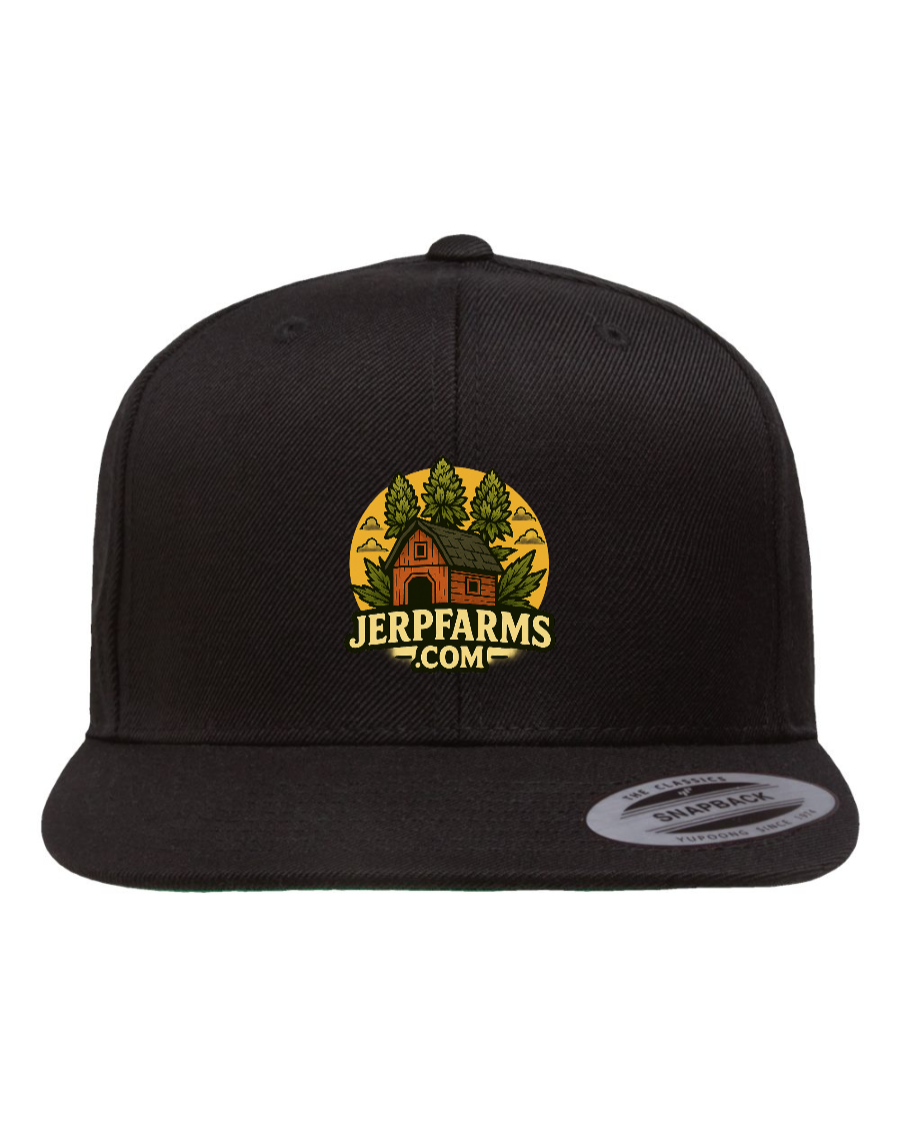JerpfarmsFlat Bill Snapback Cap - 6089M