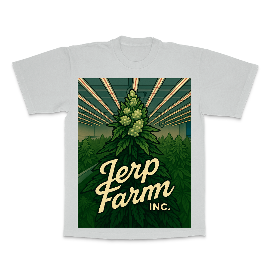 Jerp Farms Indoor Cultivation Crewneck Tee