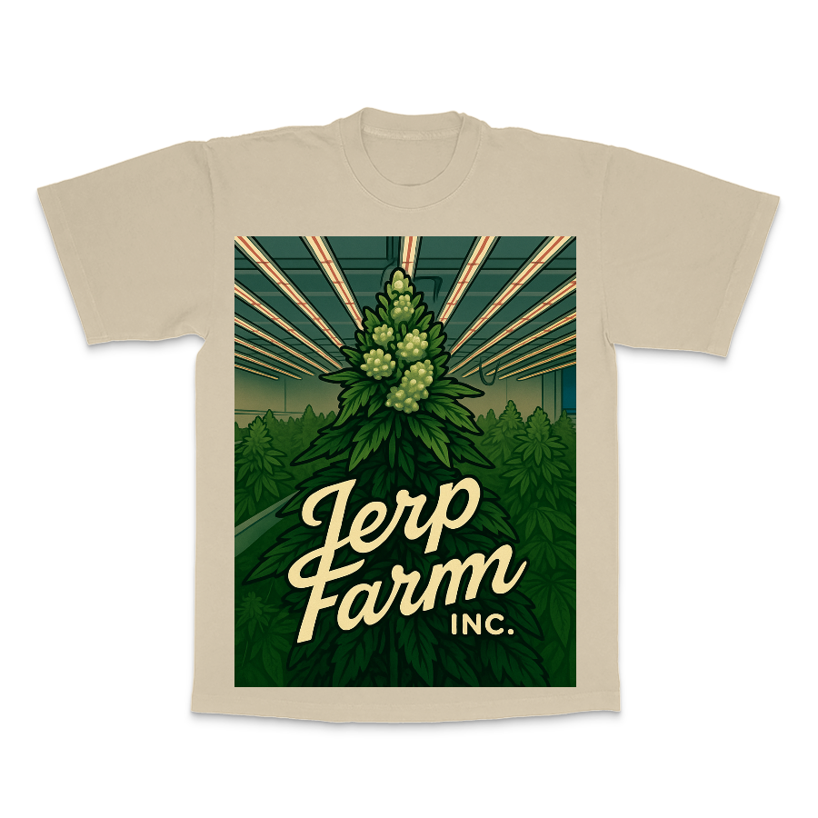 Jerp Farms Indoor Cultivation Crewneck Tee