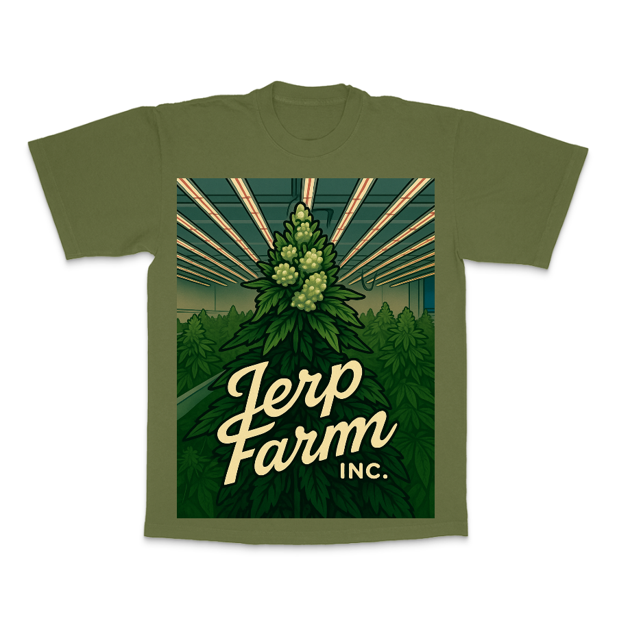 Jerp Farms Indoor Cultivation Crewneck Tee