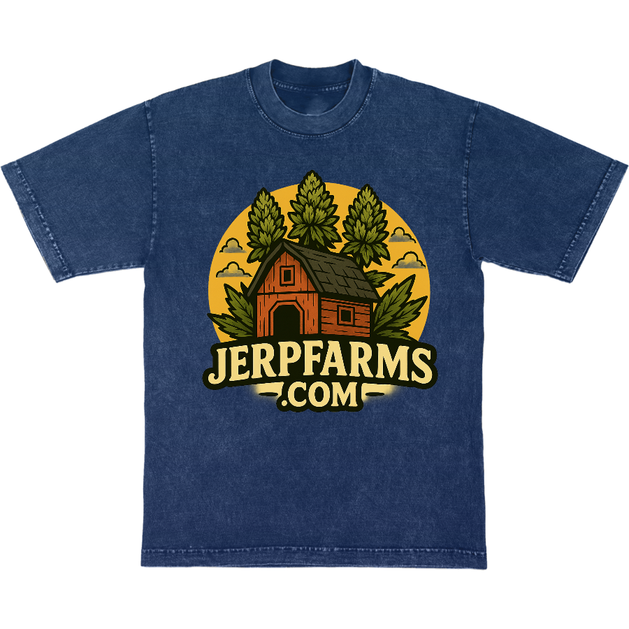 JerpFarms Vintage Barn Mineral Wash Tee