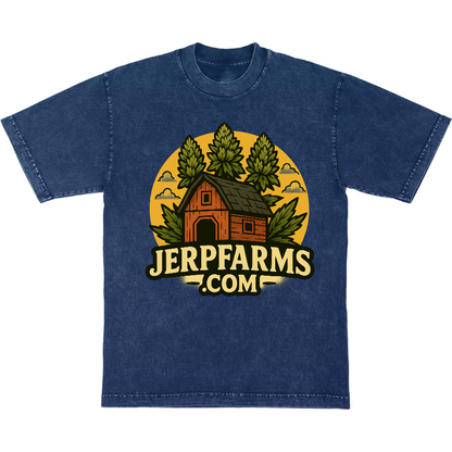 JerpFarms Vintage Barn Mineral Wash Tee