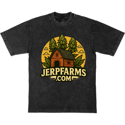 JerpFarms Vintage Barn Mineral Wash Tee