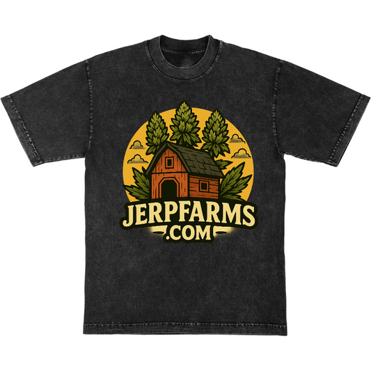 JerpFarms Vintage Barn Mineral Wash Tee