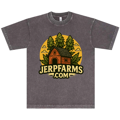 JerpFarms Vintage Barn Mineral Wash Tee