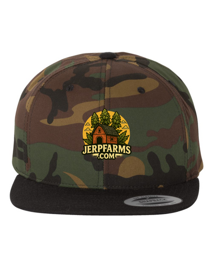 JerpfarmsFlat Bill Snapback Cap - 6089M