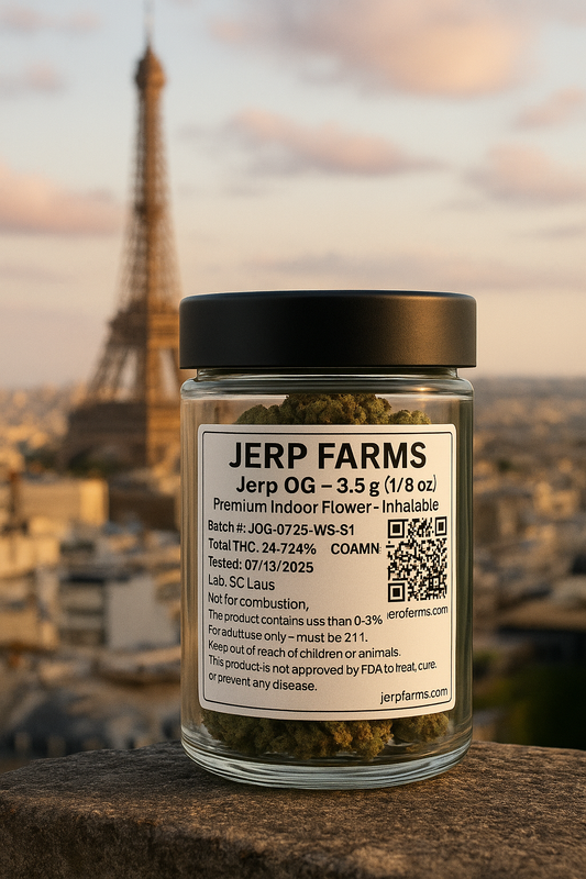 Jerp OG – 3.5g Premium THCA Flower (Five-Time Award-Winning)